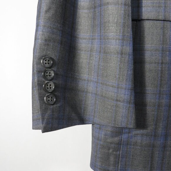 Walter Morton NWT Blue and Gray Sport Coat - Picture 2 of 8